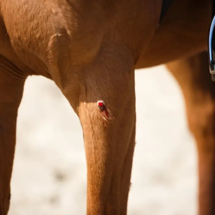 Punctured Wound in Horse