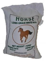 Rice as Horse Grain